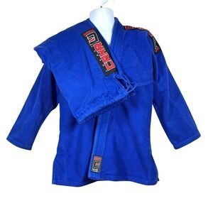 Combat Corner CRNA Eco Series V3.0 Full Uniform Set Size A1 Blue BJJ GI